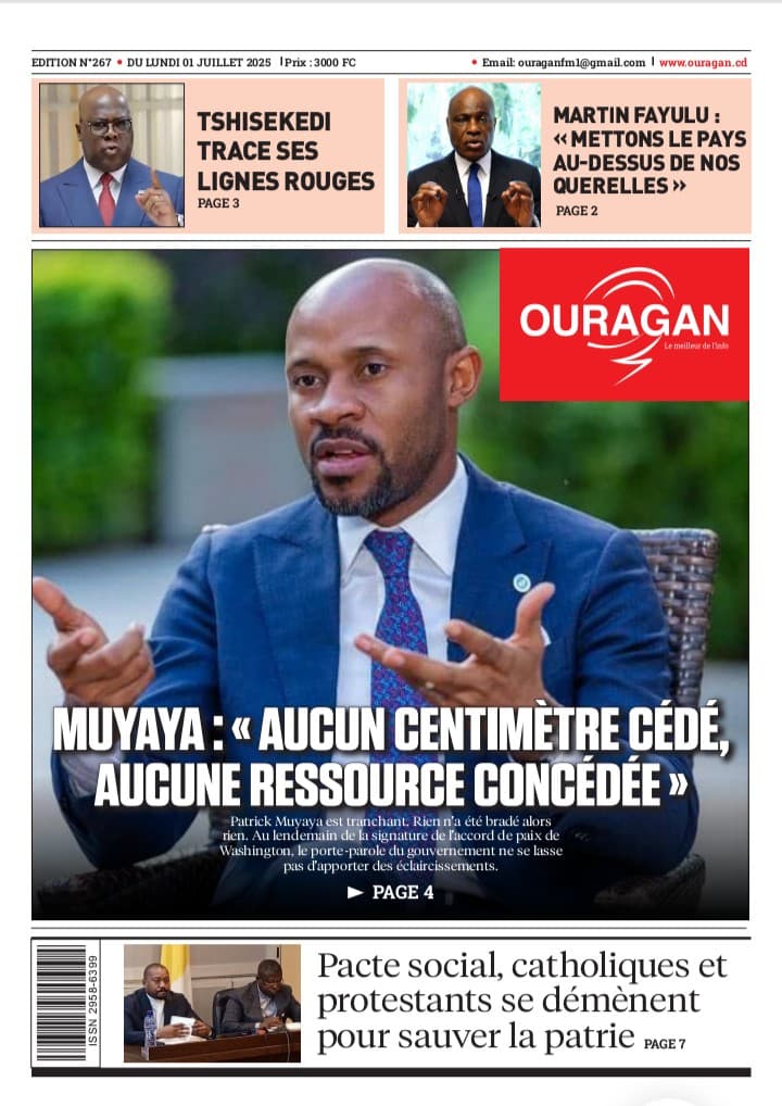 JOURNAL OURAGAN _ 267 du Mardi_ 01_07_2025